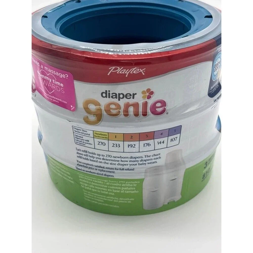 Playtex Diaper Genie 3 refills NEW sealed
